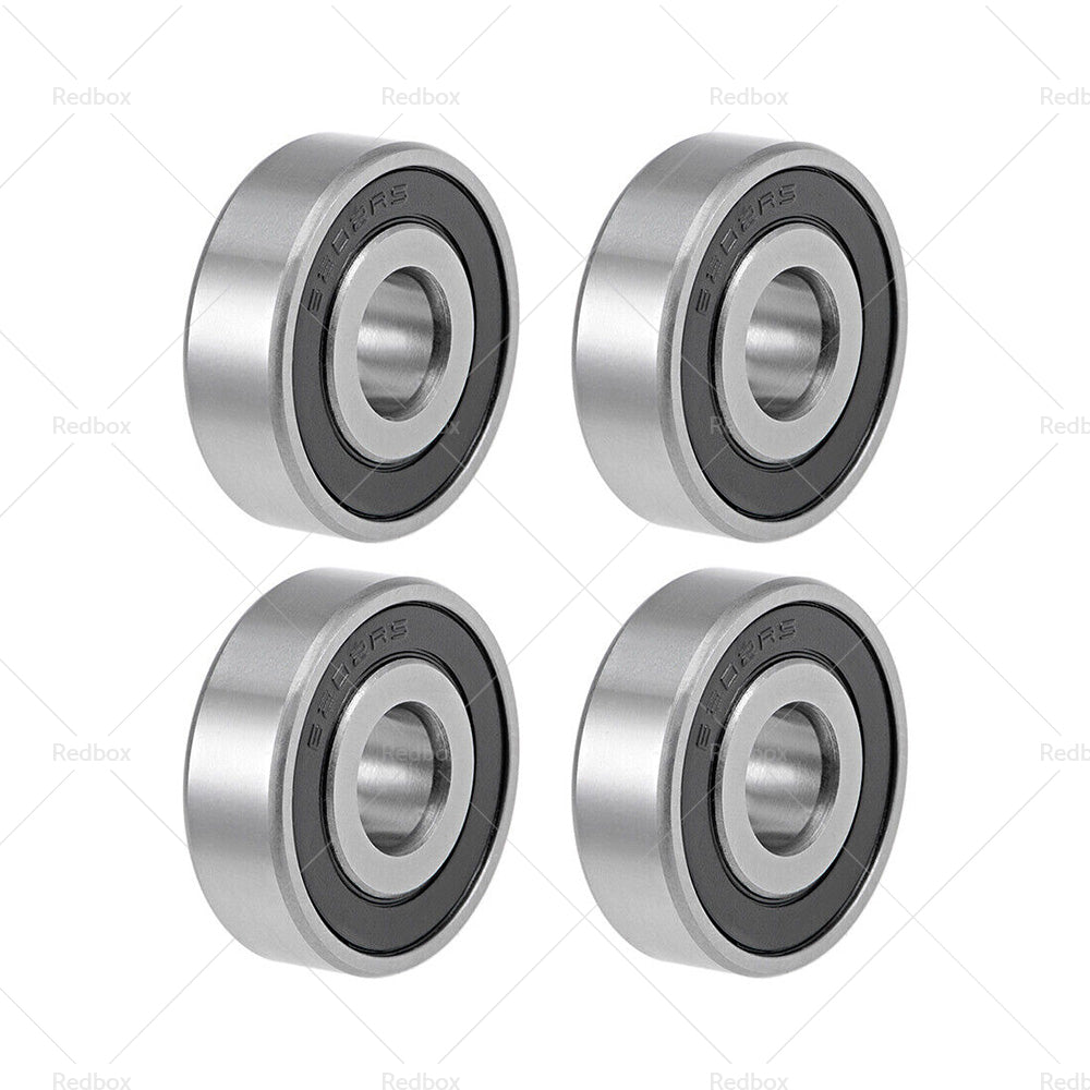 6202-16-2RS 4pcs Ball Bearings Z2 16x35x11mm Double Sealed Chrome Steel