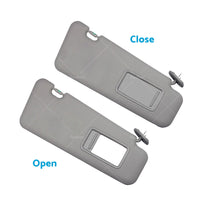 Right Side Gray Sun Visor Suitable For Toyota Kluger 2008-13 W or  Vanity Light
