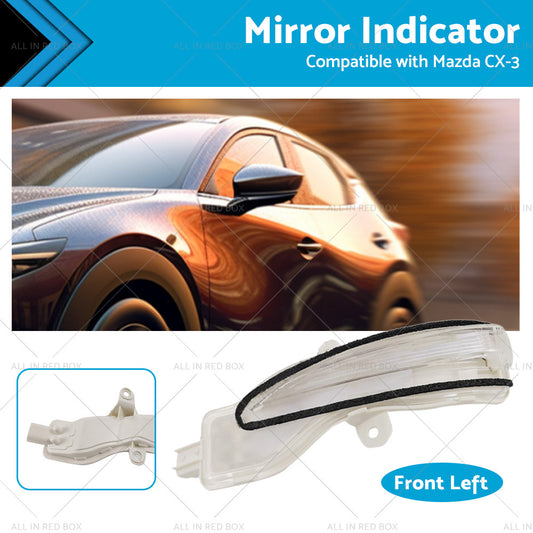 Left Side Mirror Light Indicator Blinker Suitable for Mazda CX-3 CX3 2015-2022