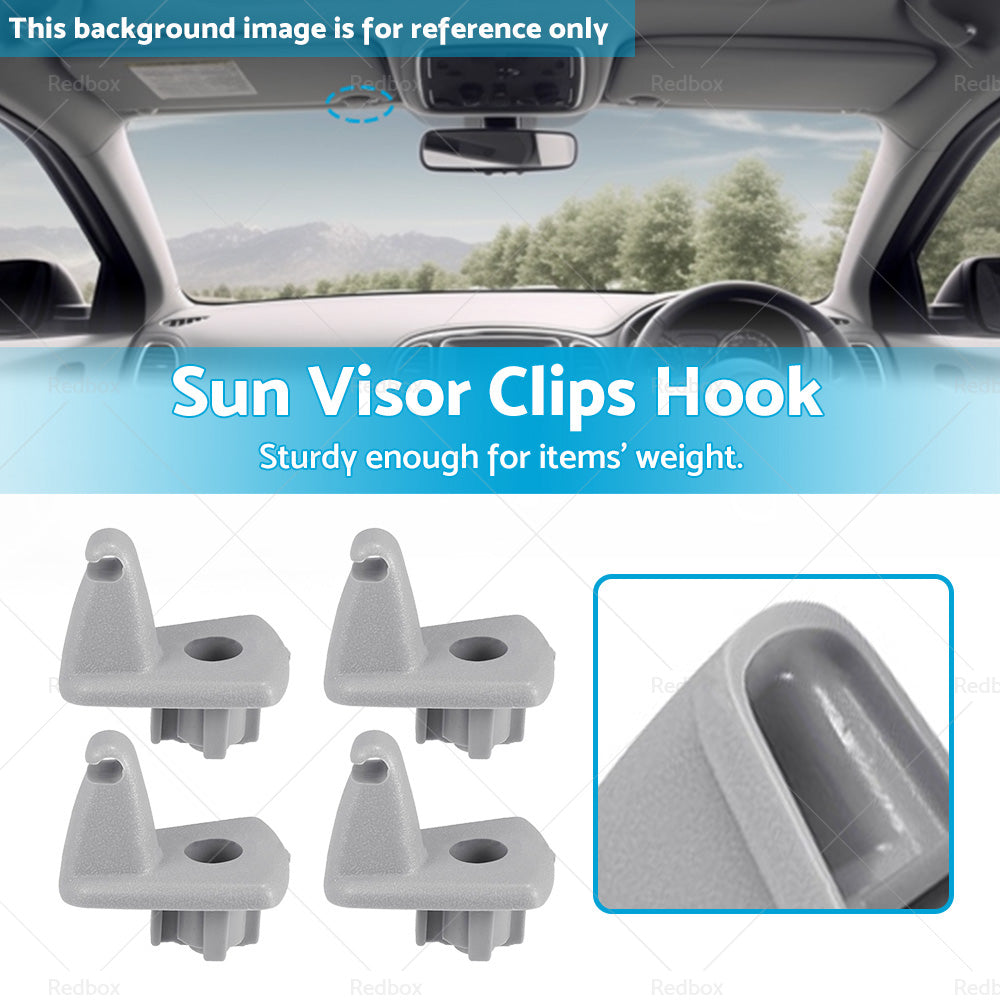 4xSuitable For Chrysler 300 Sunvisor Sun Visor Support Clip Kit 05-071EJ51BD1AA