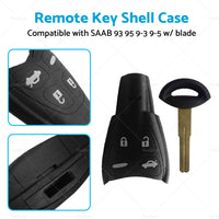 4 Button Remote Key Shell Case Suitable For SAAB 93 95 9-3 9-5 w or  blade