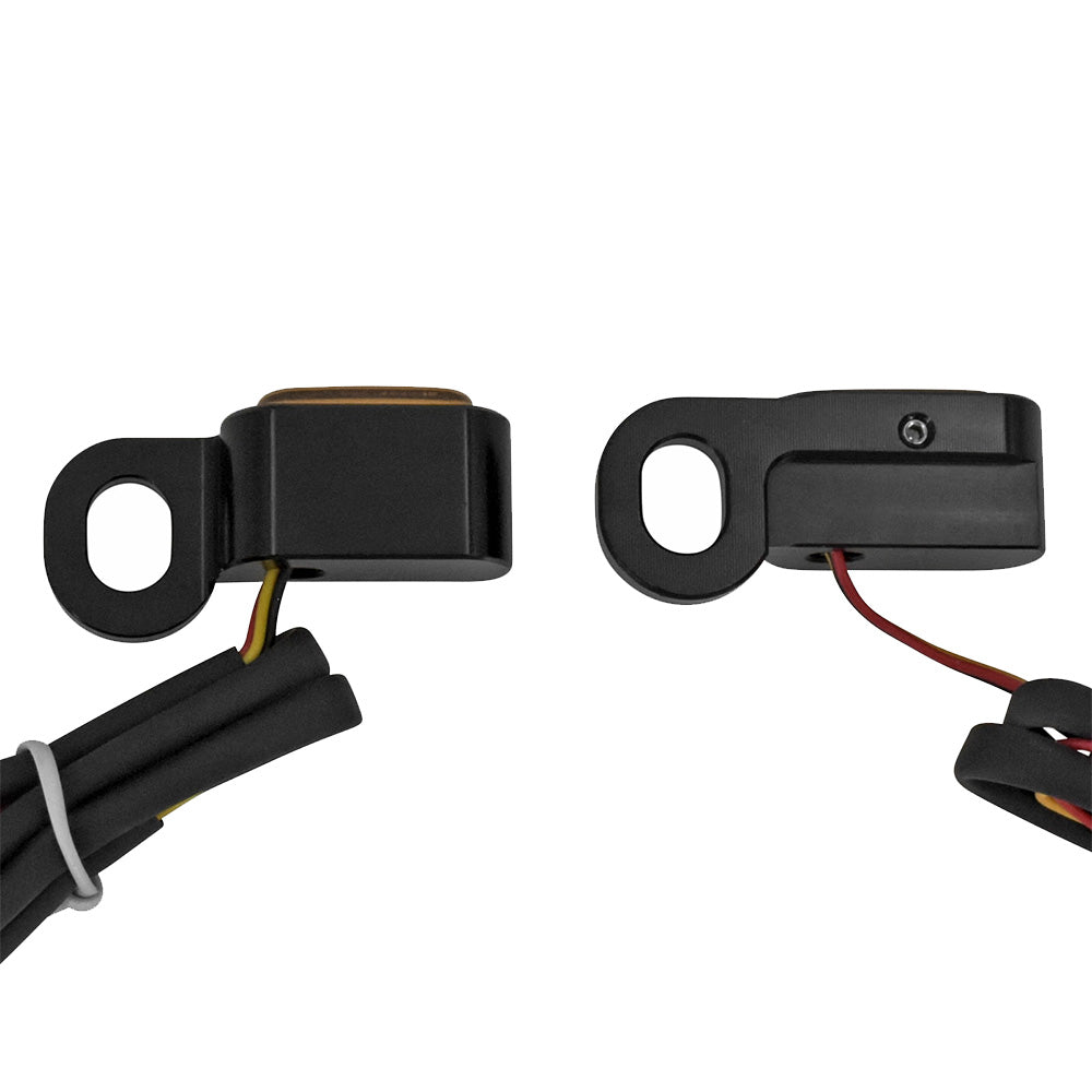 LED Mini Turn Signal Light Suitable For Harley-Davidson Dyna 2000-2017 Indicator Blinker Lamp Smoke