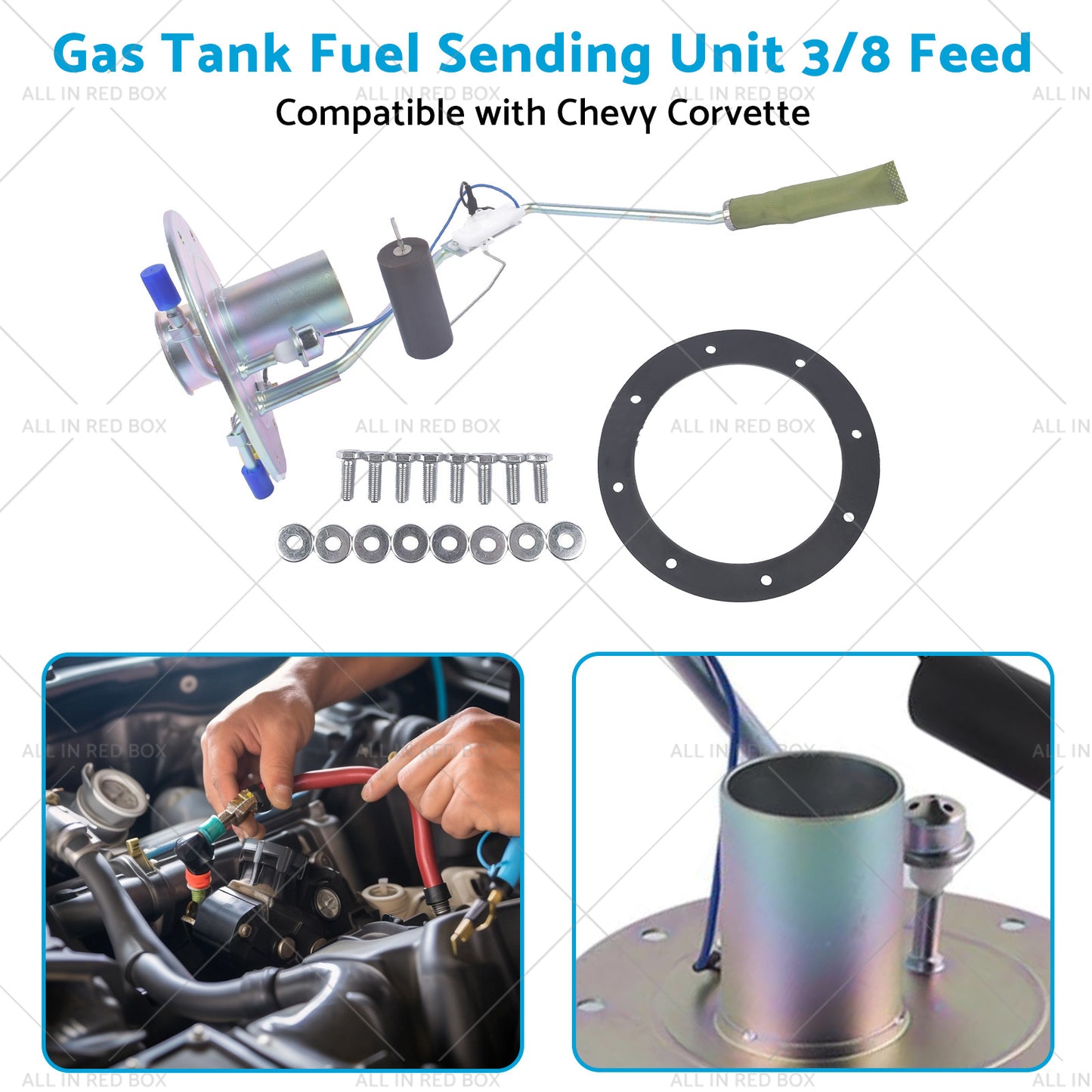 Gas Tank Fuel Sending Unit 3 8 Feed Suitable for Chevy Corvette 78-81 AM39086513