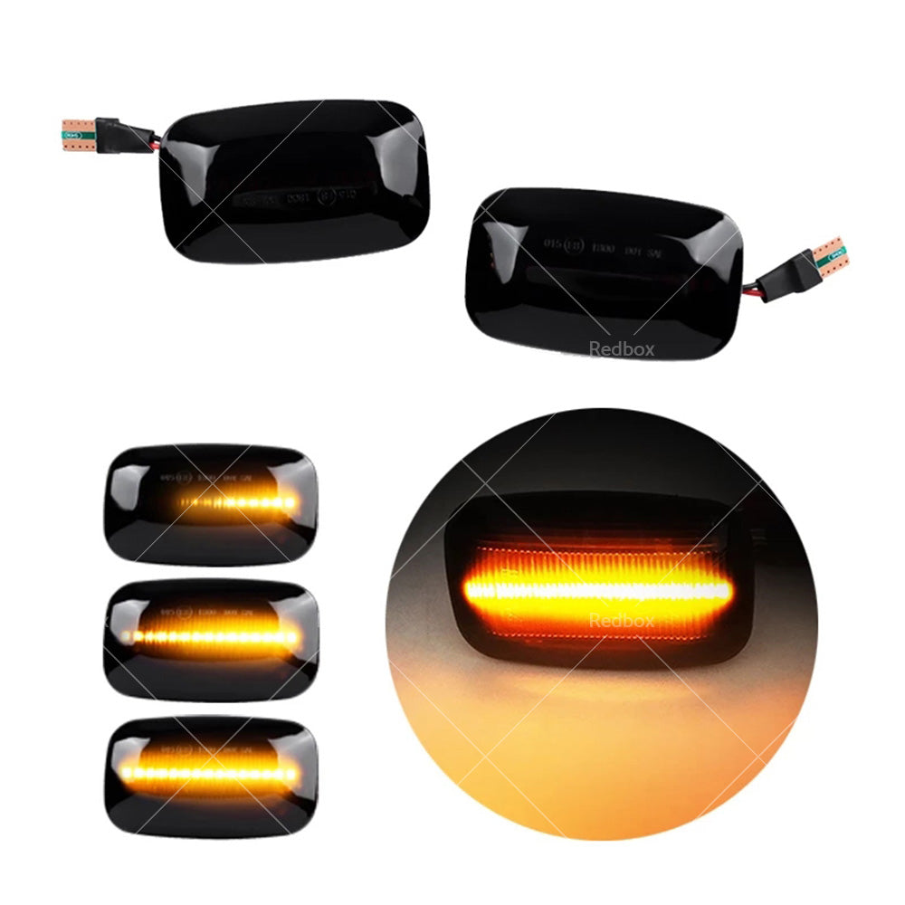 2 x LED Side Marker Turn Signal Indicator Light Suitable for Toyota Landcruiser