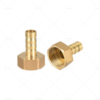 3pcs 1 or 2BSP Female Thread to 12mm Hose Brass Barb Pipe Fitting Coupler Connector