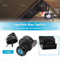 Ignition Key Switch Fit For Polaris Sportsman 400 500 550 600 700 800 3 Position