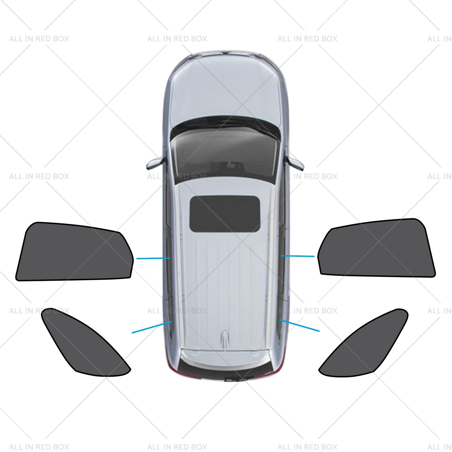 Magnetic Car Window Sun Shades Suitable for Mazda CX-3 CX3 2015-Current