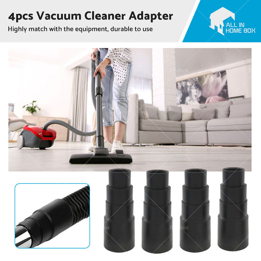 4Pcs Vacuum Cleaner Power Tool Dust Extractor Hose Universal Adapter Converter