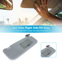 Sun Visor Right Side RH Gray For Hyundai GETZ 2002-2011 For 852201C000QS