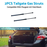 2PCS Tailgate Gas Struts Set Suitable For Peugeot 207 Hatchback 9659789480 Black