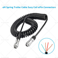 Suitable For Caravan Truck Suzy Coil 2x 5pin Connector 4m to 4pin Towing Spring