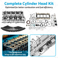 Complete Cylinder Head Kit w/ Gaskets Bolts Suitable For Mitsubishi Triton 4N15