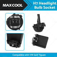 H7 Headlight Bulb Socket Retainer Holder Adapter Suitable For VW Golf Tiguan