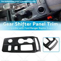 Suitable For Ford Ranger Raptor Carbon Gear Shifter Panel Console Protector Trim