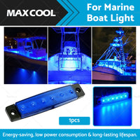 1x For 12V Marine Boat LED Deck Courtesy Lights Waterproof Stern Transom Light