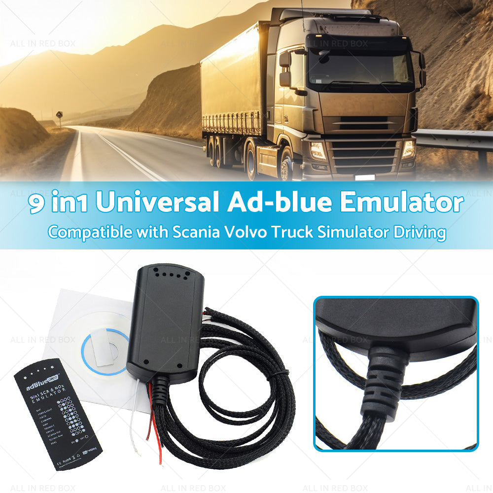 9in1 Universal Ad-blue Emulator Suitable ForScania Volvo Truck Simulator Driving