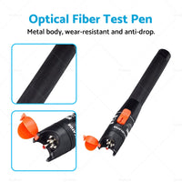 Visual Fault Locator 30mW 30km Red Light Pen Fiber Optical Cable Tester Meter