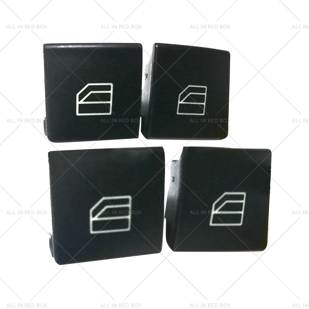 4PCS Driver Window Switch Button Cover Suitable for Mercedes Benz ML W164 W212