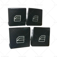 4PCS Driver Window Switch Button Cover Suitable for Mercedes Benz ML W164 W212