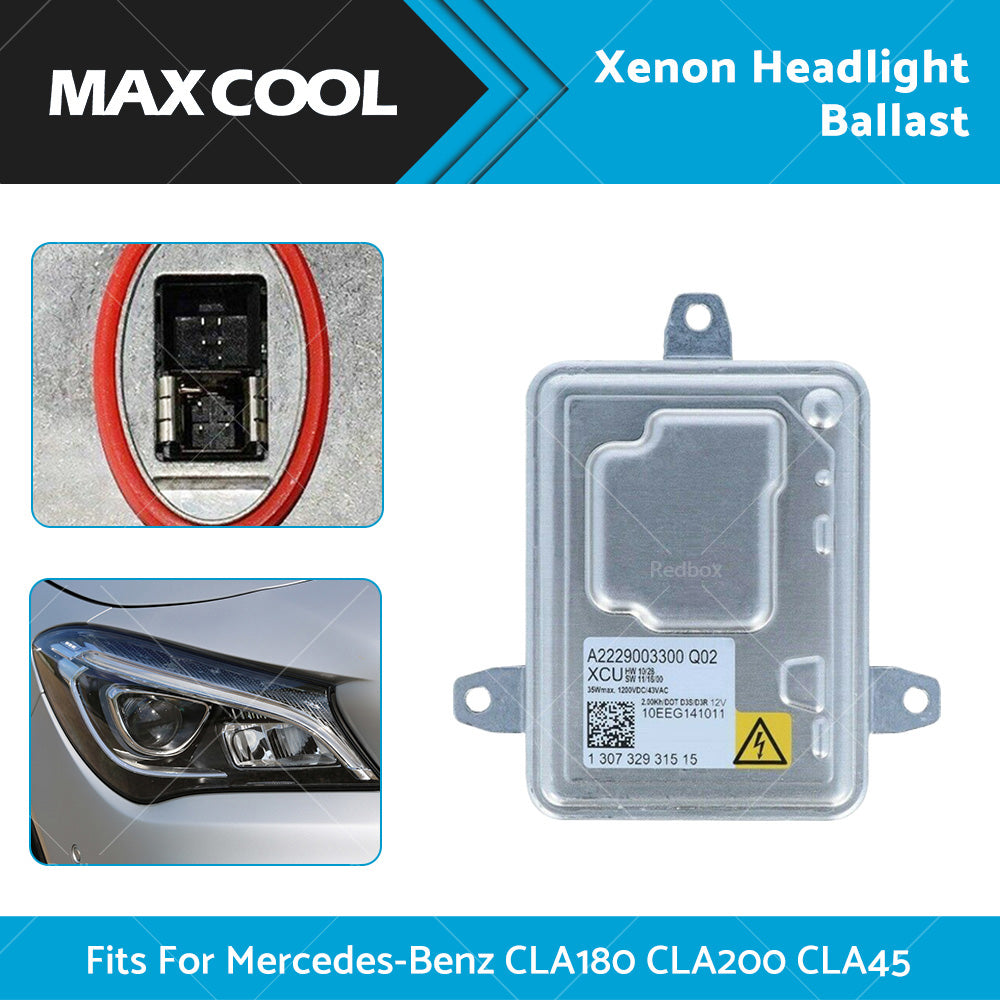 Xenon HID Headlight Control Ballast Module For Mercedes CLA GLA A2229003300 Q02