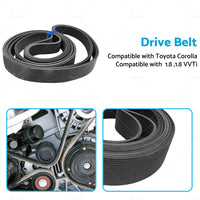 Ribbed Belt 6PK1230 Suitable for Toyota Corolla 1. 8 VVTi ZRE152R ZRE172R