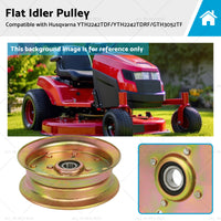 Flat Idler Pulley Suitable Husqvarna Mowers YTH2242TDF 539 13 27 28 539 11 21 96