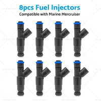 8X Fuel Injectors Suitable for Marine Mercruiser V8 MPI 5. 7 4. 3 5. 0 350 Mag