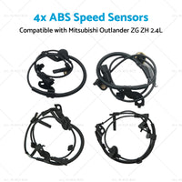 4670A576 4x ABS Speed Sensors Suitable for Mitsubishi Outlander ZG ZH 2.4L 06-12