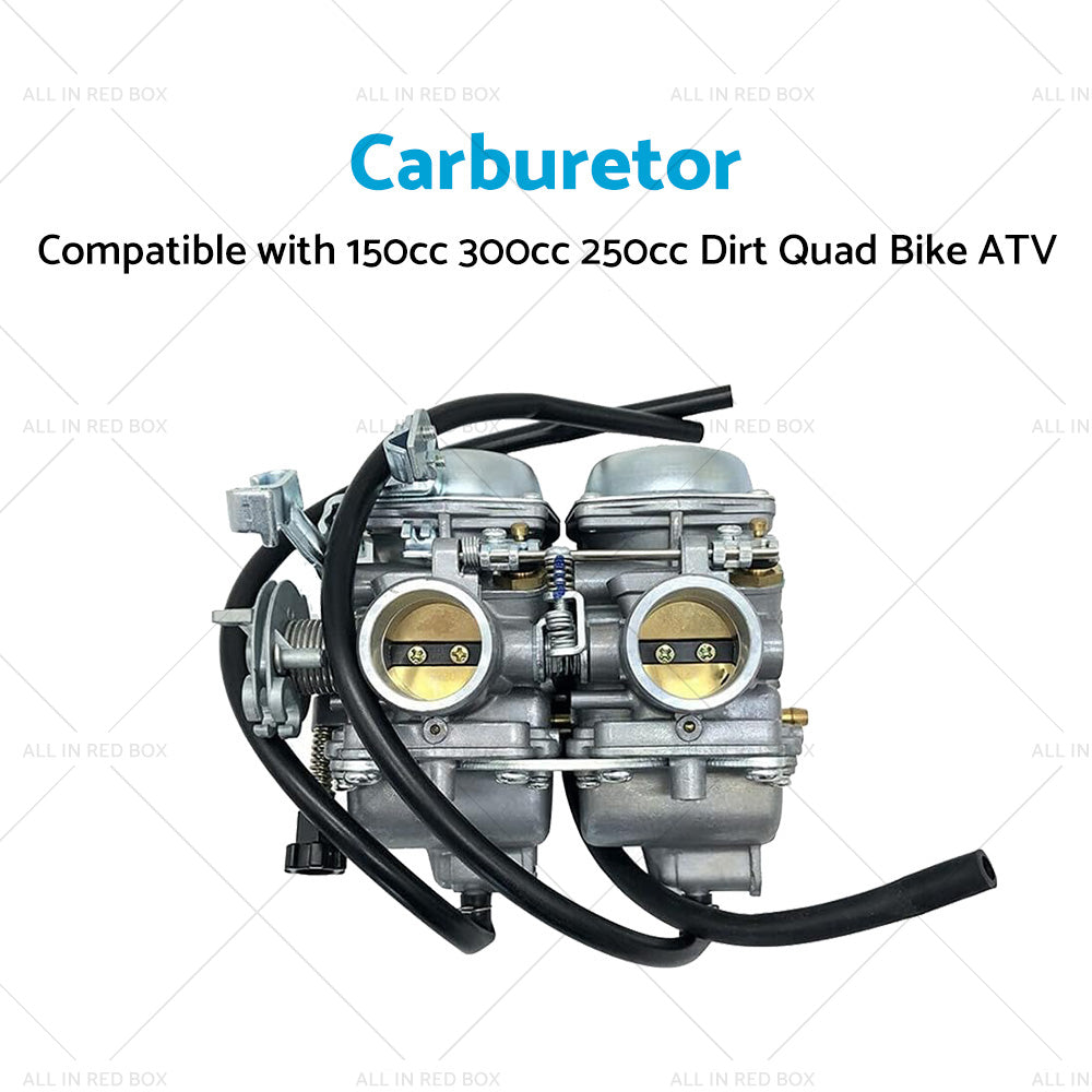 Carby Carburetor Double Twin 150cc 300cc 250cc Dirt Quad Bike ATV Thumpstar PRO