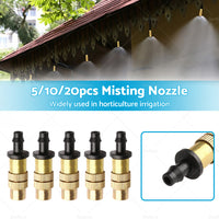5-20x Brass Spray Misting Nozzle Sprinkler Head Garden Farm Irrigation Connector