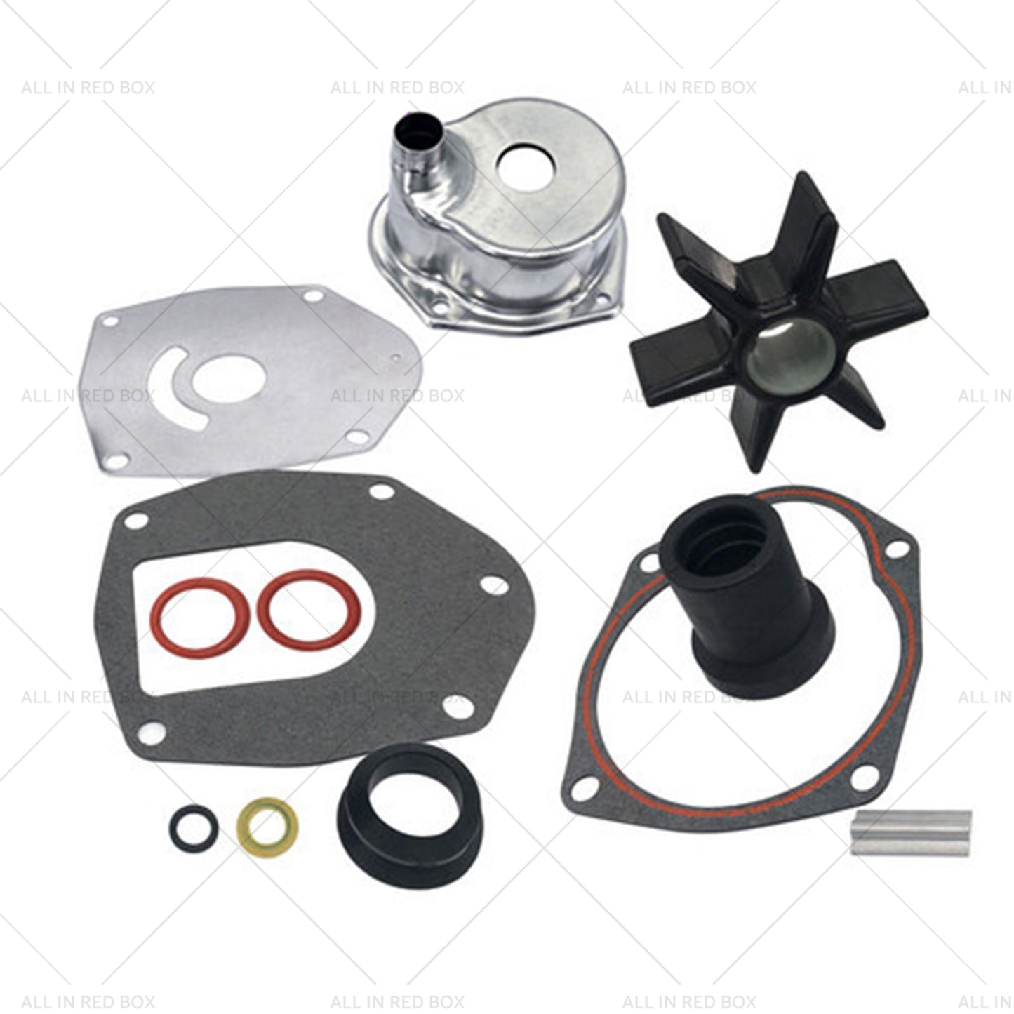 Water Pump Impeller with Housing Kit Suitable for Outboards Mercury Mariner