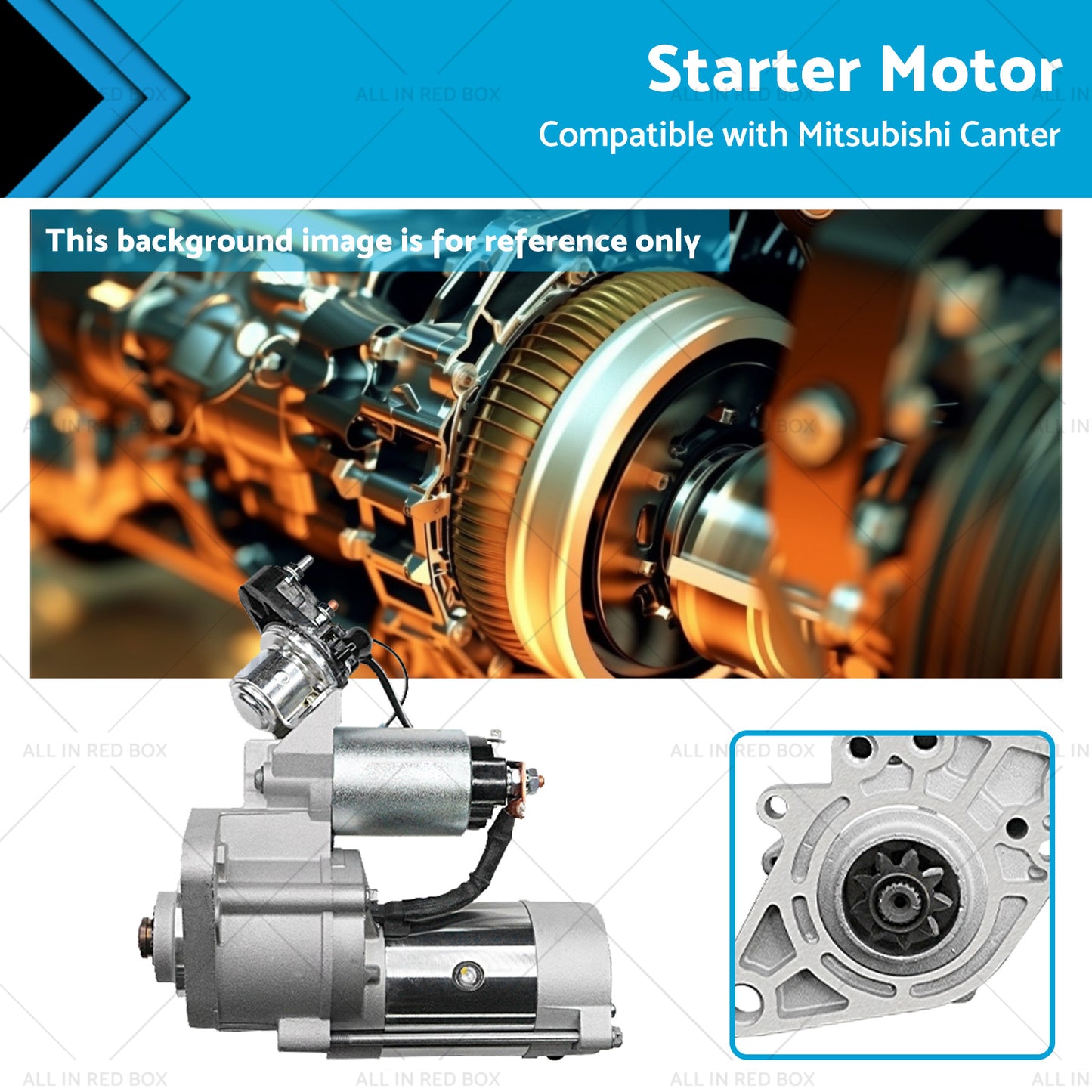 Starter Motor Suitable for Mitsubishi Canter 3. 6L Diesel 4D32 1985 to 1994