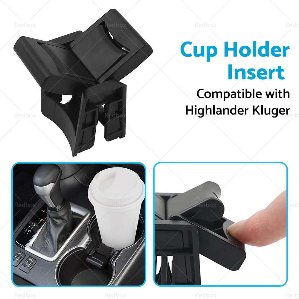 Armrest Center Console Cup Holder Insert Suitable For Toyota Highlander Kluger