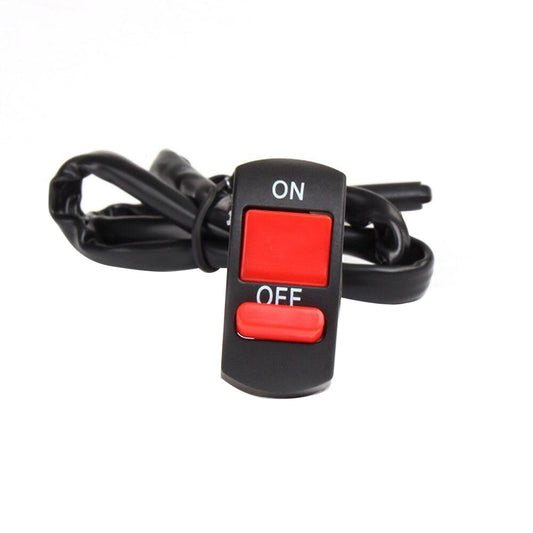 Universal Motorbike ATV Bike Handlebar Light Switch ON OFF Button Suitable For Honda Yamaha Suzuki Kawasaki 2000-2025