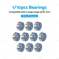 5x11x4mm Bearings Suitable for RC Tamiya 1150 HPI Savage Traxxas Axial Losi MR115-2RS