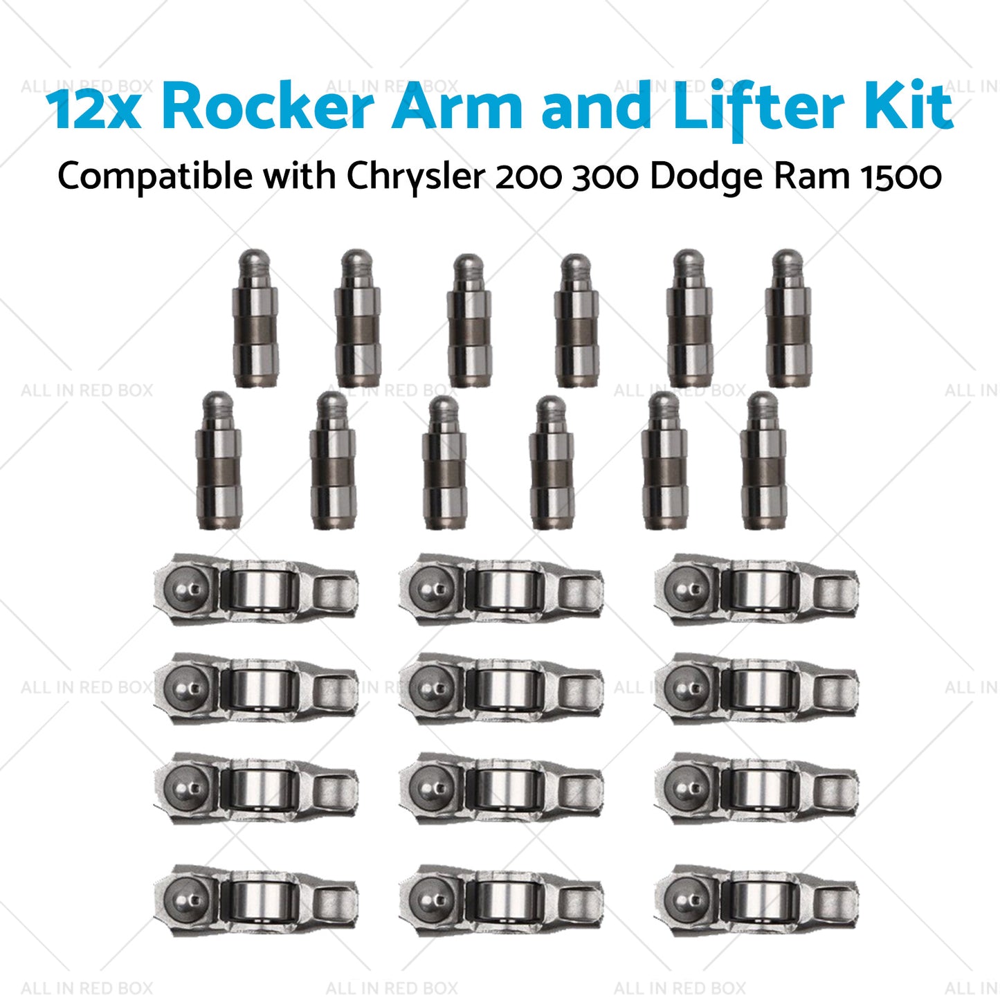 12x Rocker Arm and Lifter Kit Suitable for Dodge Ram 1500 Chrysler 200 300 11-20