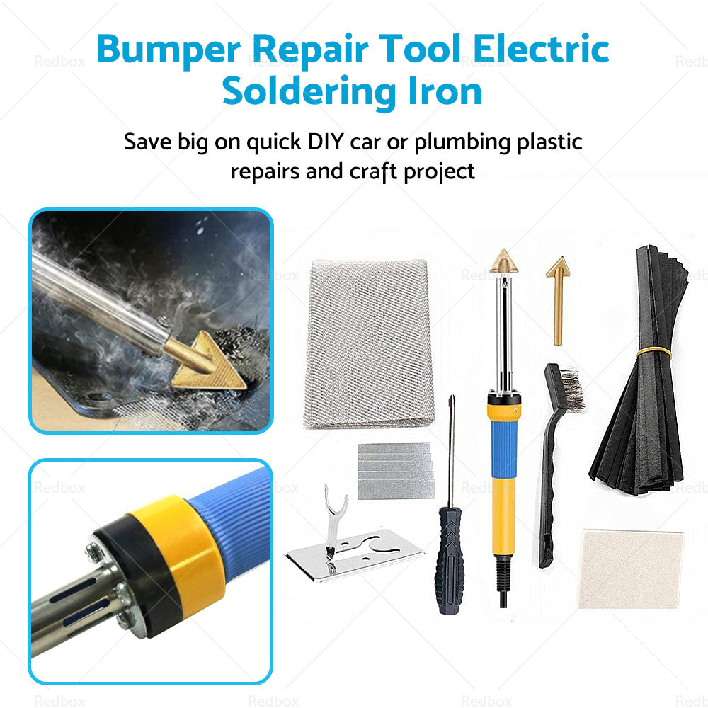 Plastic Welding Soldering Iron Kits Car Bumper Dashboard Kid Repair Welder Tool