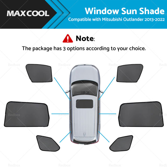 Car Window Sun Shade Suitable For Mitsubishi Outlander 2013-2022 Sun Blind Mesh