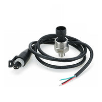 100PSI 5V 1 or 8NPT Stainless Steel Oil Fuel Air Pressure Transducer Sender Sensor