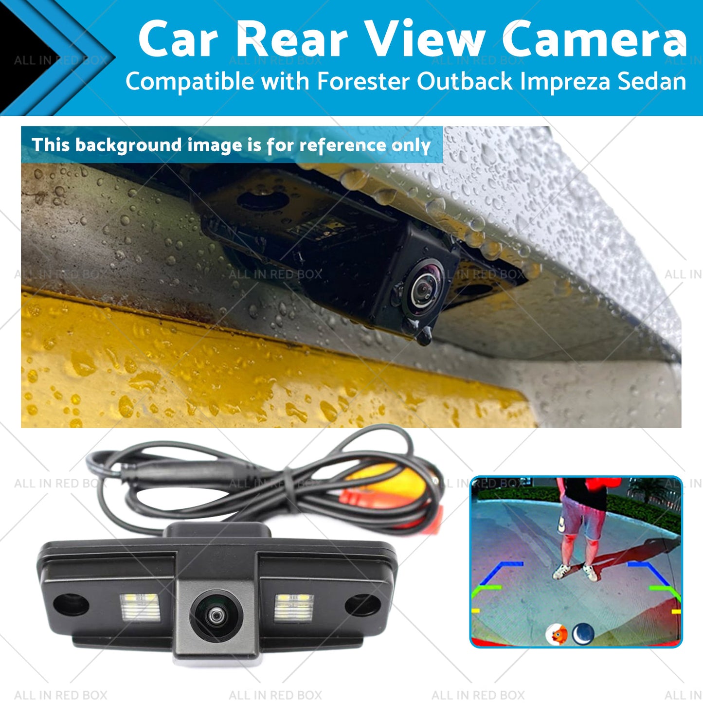 RearView Camera Parking Reverse Cam Suitable for Subaru Forester Outback Impreza