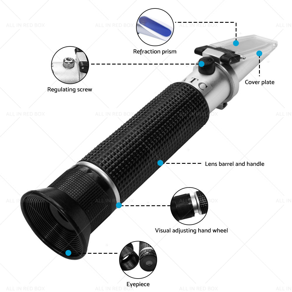 0-100percent Salinity Refractometer Meter Aquarium Sea Salt Water Tester for Aquarium