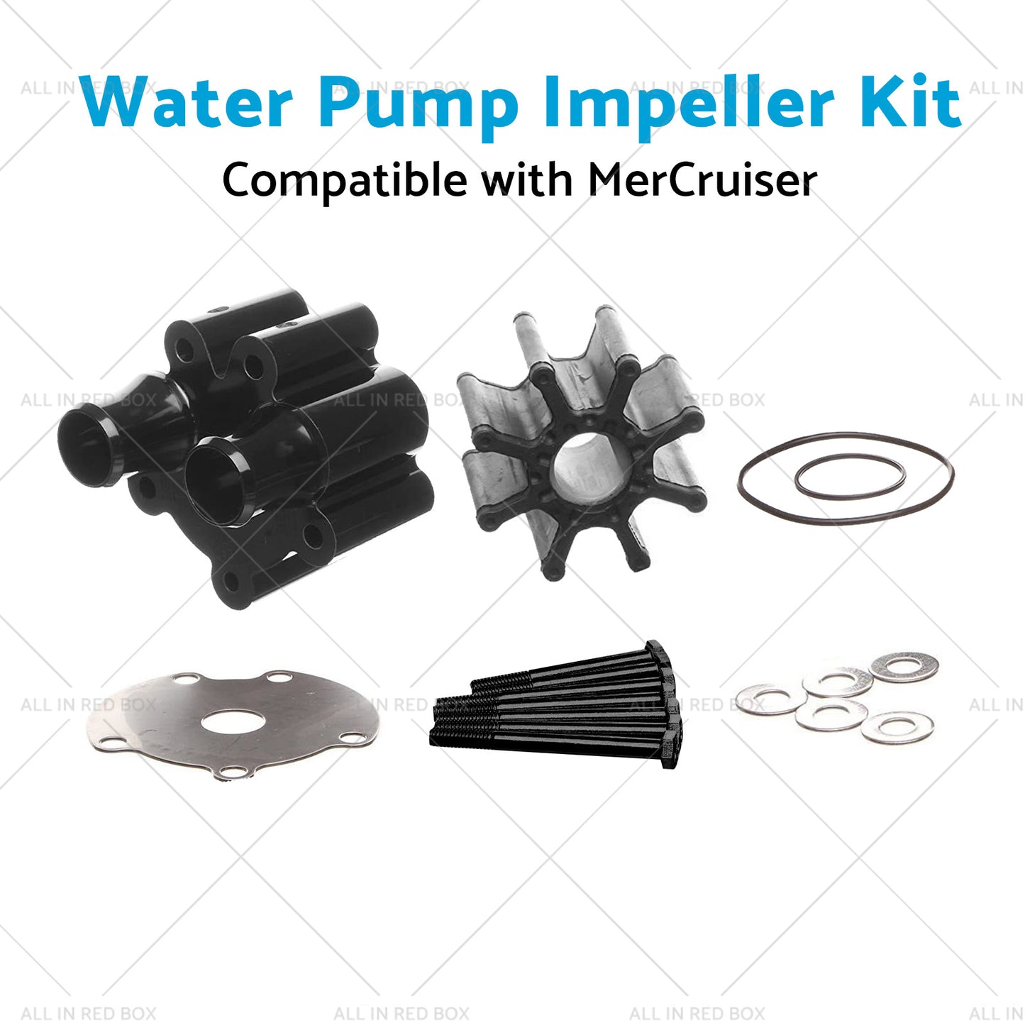 Water Pump Impeller Kit Suitable for 46-807151A14 18-3150 MerCruiser