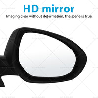 Driver Side Black Door Mirror Suitable for Mazda 2 DE Genki NEO MAXX 07-2014