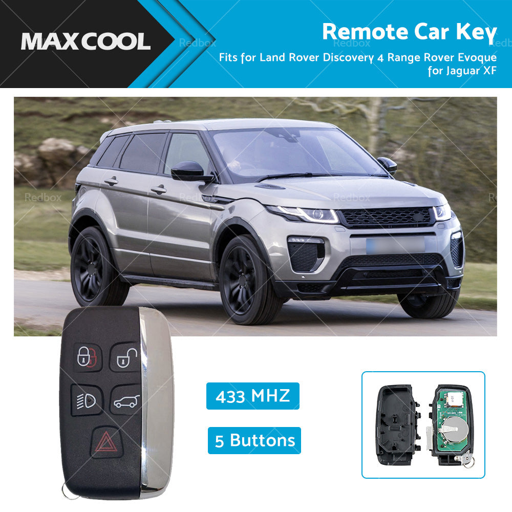 Smart Key Remote for Land Rover Discovery 4 Range Rover Evoque Jaguar XF