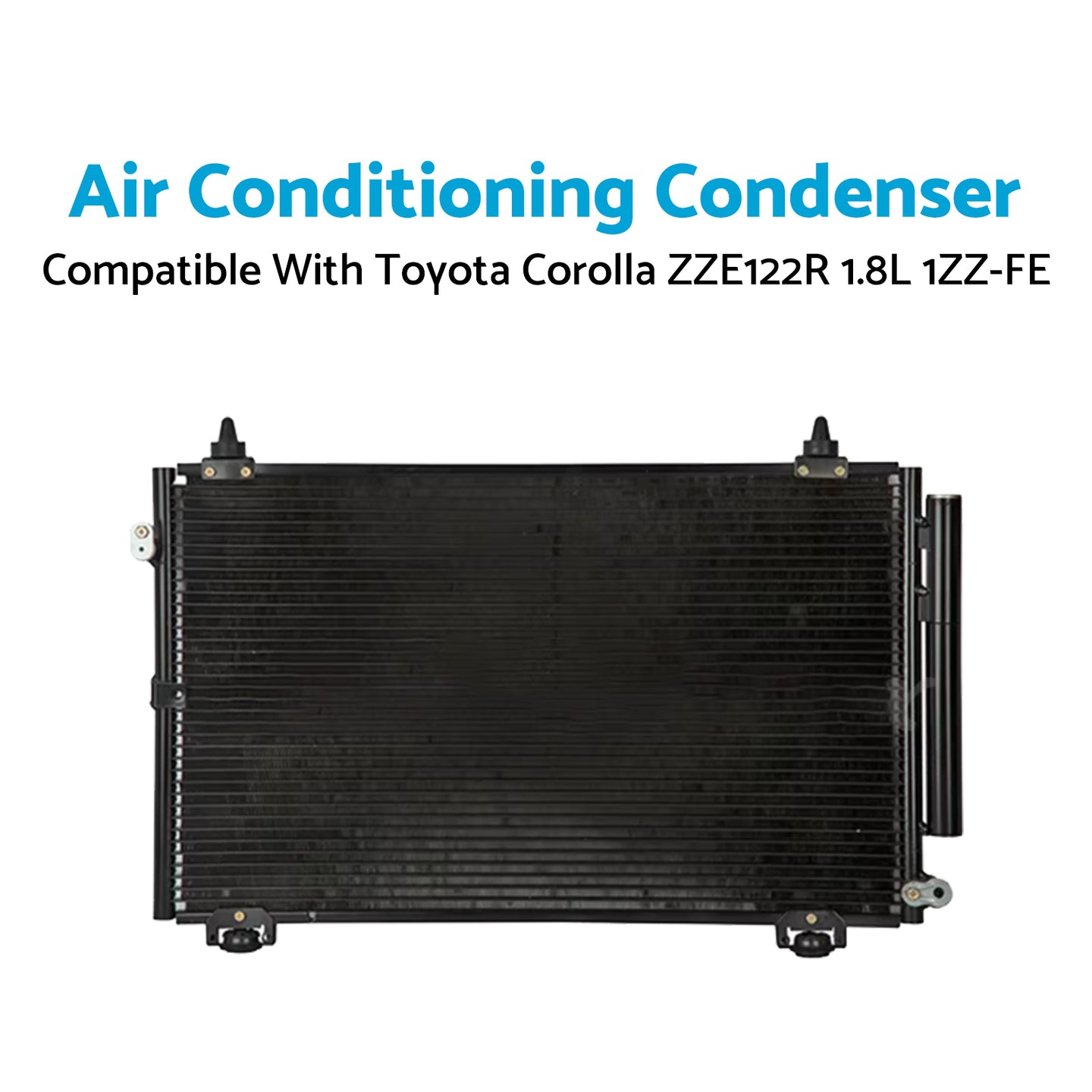 {{ Air Con Condenser Suitable for Toyota Corolla ZZE122R 1.8L 1ZZ-FE 2001-2007 Air Conditioning Condenser Suitable for Toyota Corolla ZZE122R 1.8L 1ZZ-FE 01-07 }} - Buy Car Parts Online at {{ Kaka Auto Parts }}.