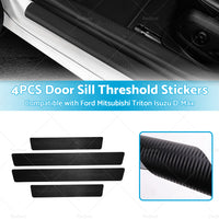 4PCS Front Rear Door Sill Threshold Sticker Suitable for Ford Ranger Wildtrak