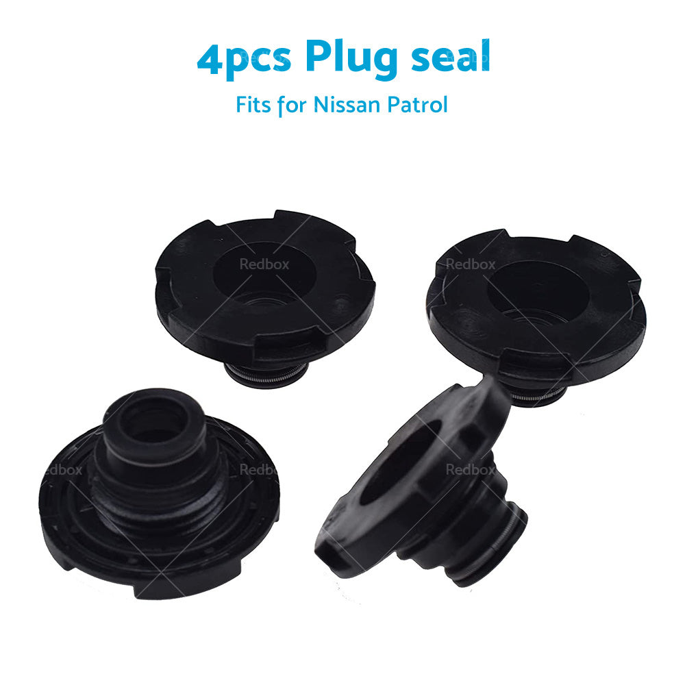 4pcs Glow Plug Seals Fits For Nissan Patrol ZD30 GU Y61 2000-2007 13276-2W201