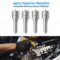 4PCS Injector Nozzle Suitable for Nissan Navara D40 Pathfinder R51 16600-EC00A