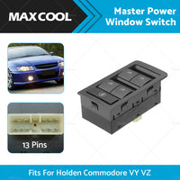 Grey Master Power Window Switch 13 Pins for Holden Commodore VY VZ 2002-2007