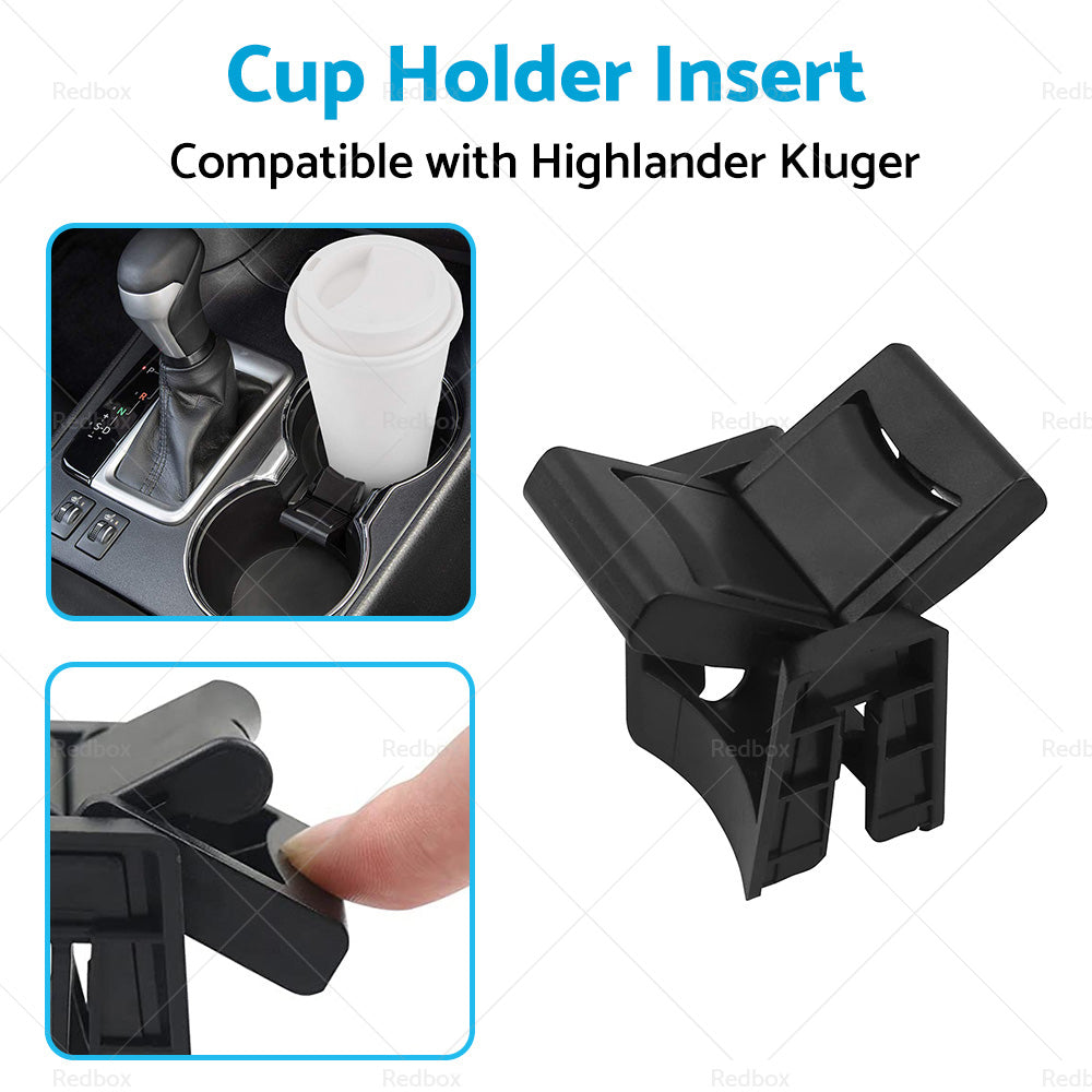 Armrest Center Console Cup Holder Insert Suitable For Toyota Highlander Kluger